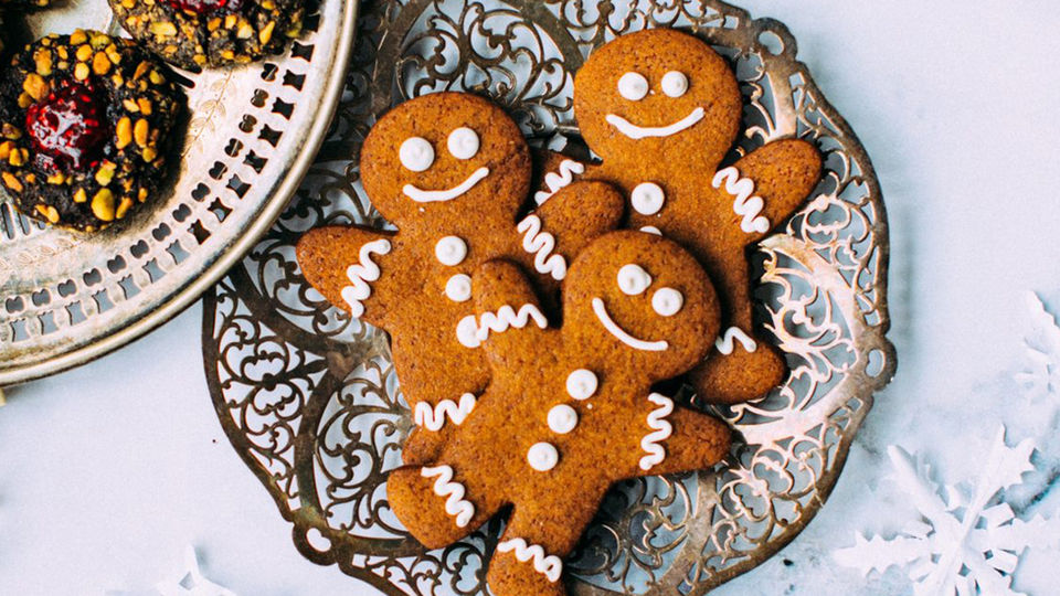 Galletas de pan de jengibre tradicionales